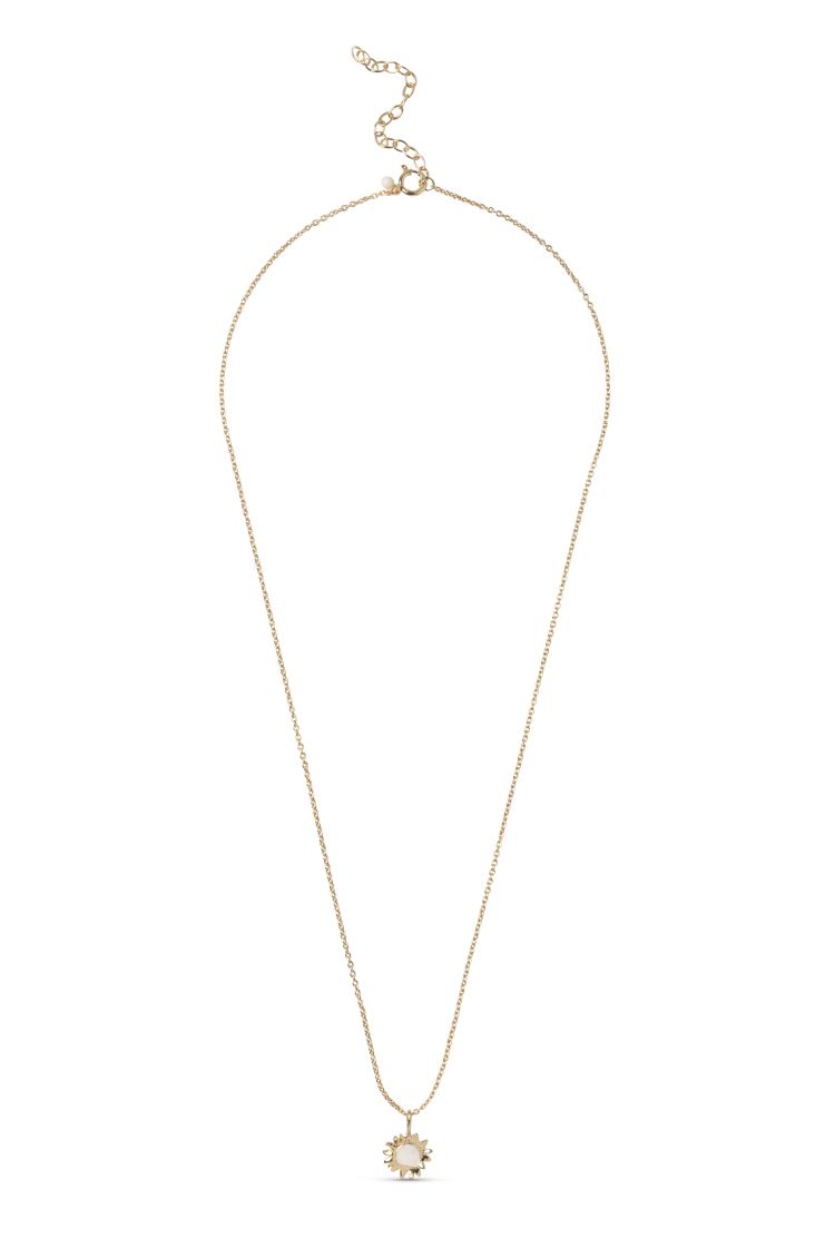 Enamel - Halskæde - Necklace, Sunshine - Daisy