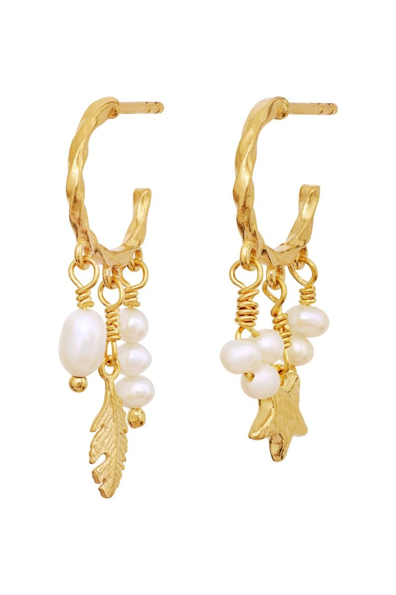 Maanesten - Øreringe - Susu Earrings - Gold  