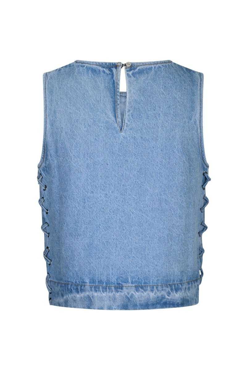 Neo Noir - Top - Svetlana Braid Top - Blue