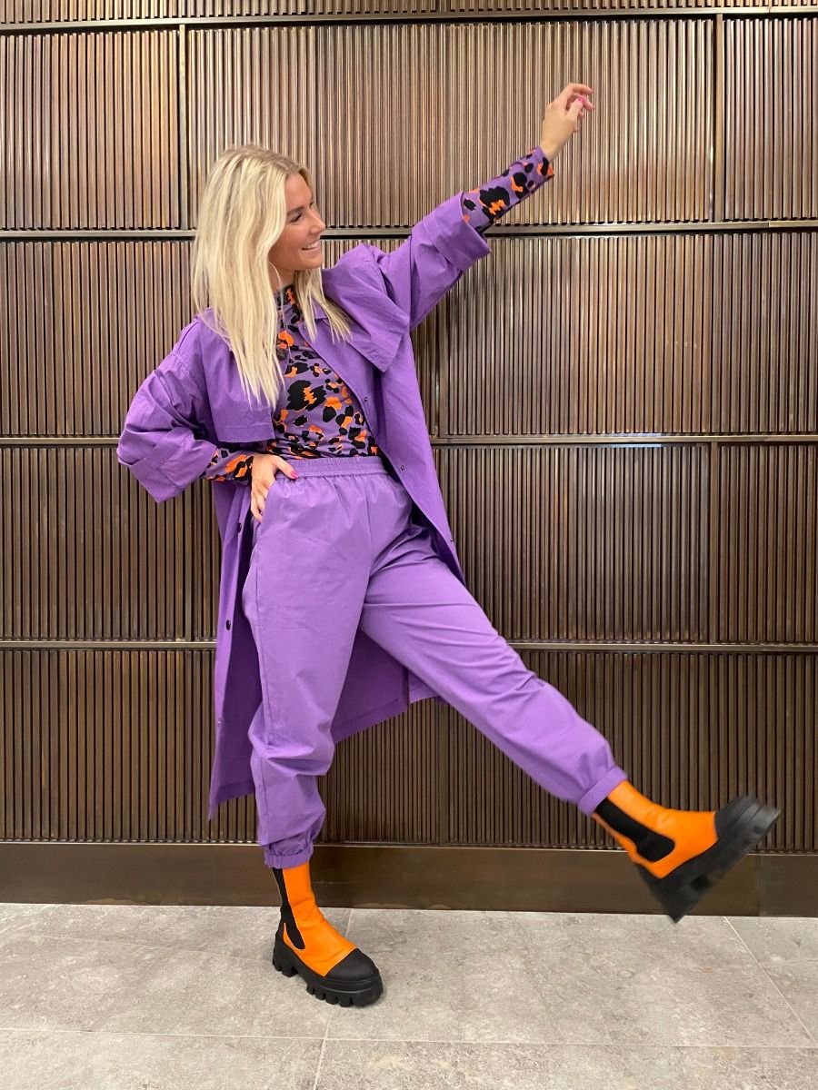 Pieces - Jakke - Sonni Coat - Deep Lavender - Ditte Estrup