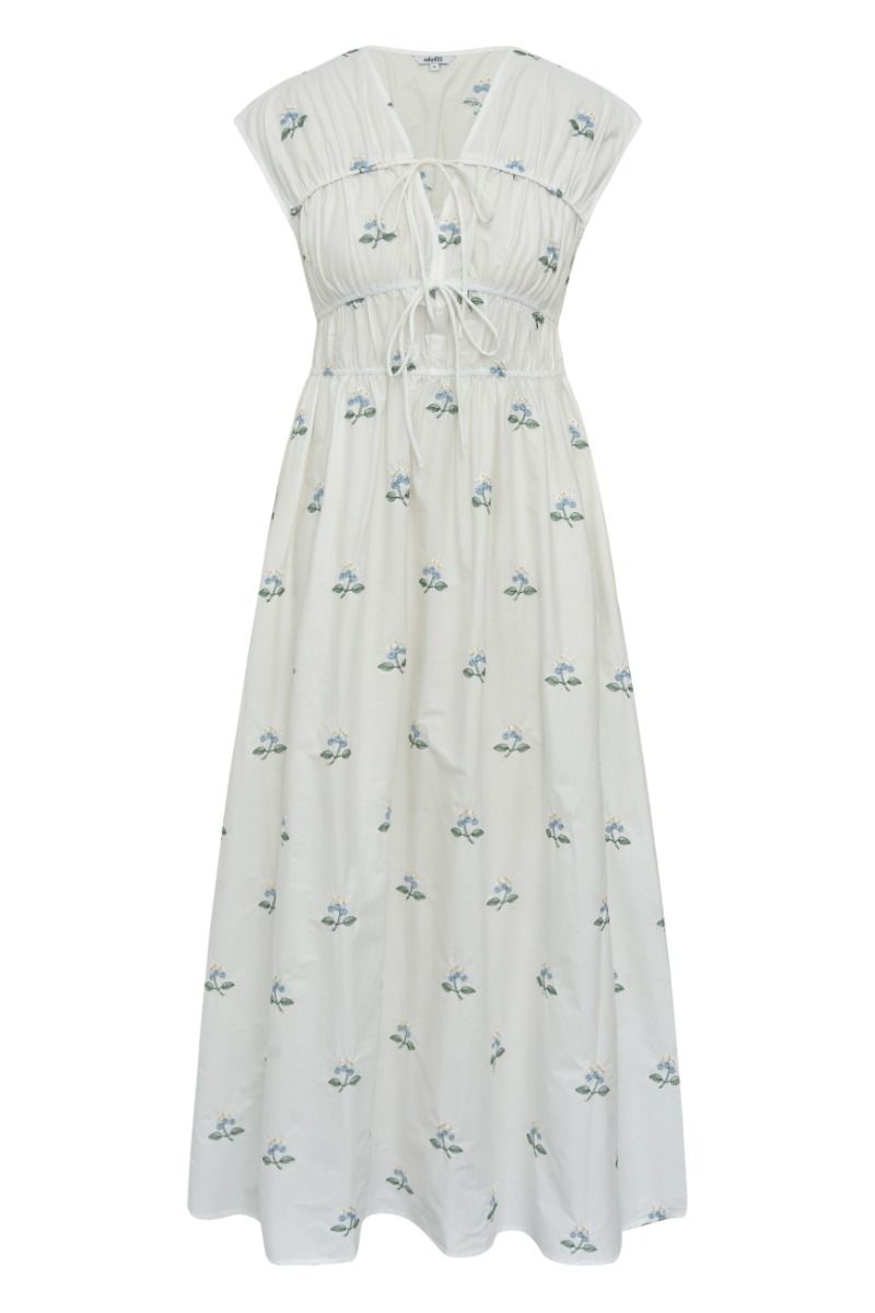 MbyM - Kjole - Taneil Long-M - Blue Flower