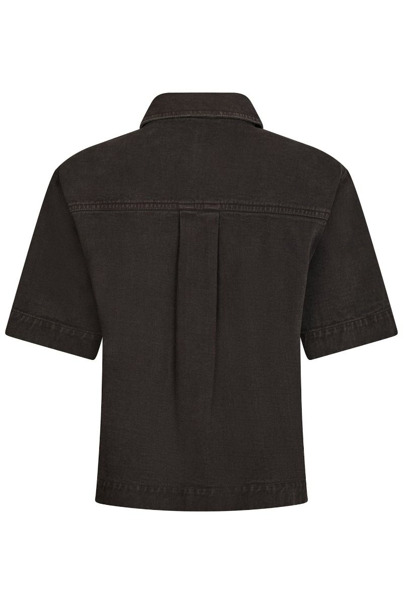 Neo Noir - Skjorte - Tiki Solid Shirt - Dark brown