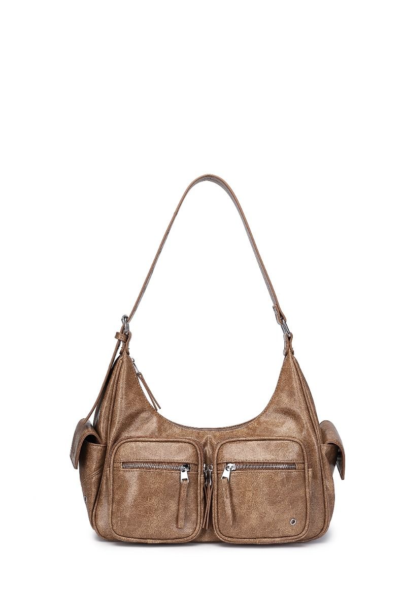 Noella - Taske - Tilda Bag - Brown Washed Leather