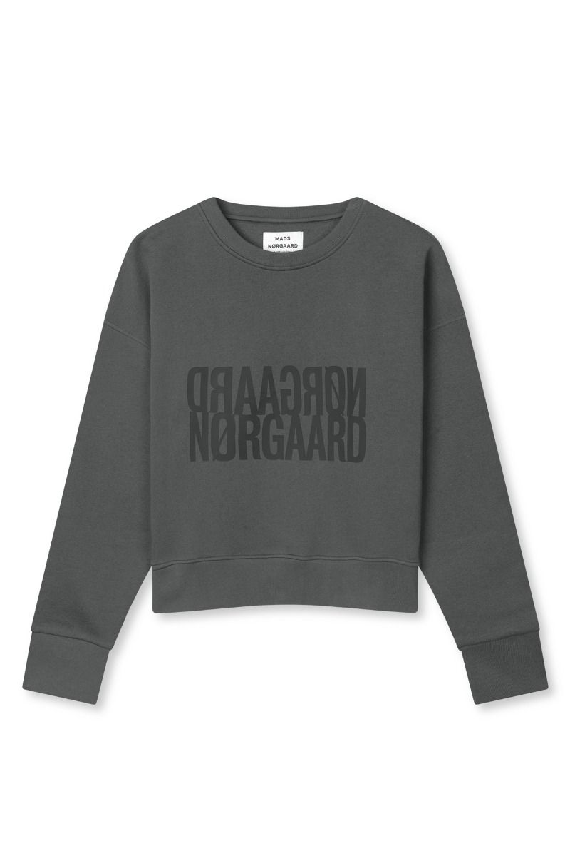 Mads Nørgaard - Sweatshirt - Original Sweat Tilvina Sweatshirt - Asphalt