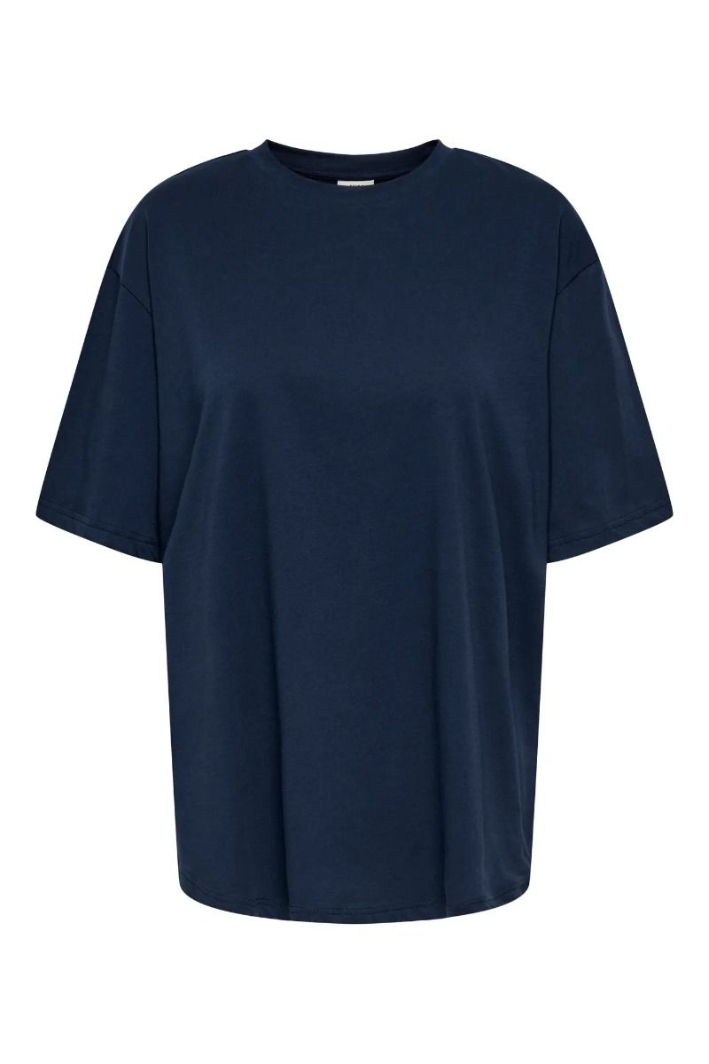 JDY - T-Shirt - Tinnna S/S Print T-Shirt - Navy Blazer Cherry Print/Navy Blazer