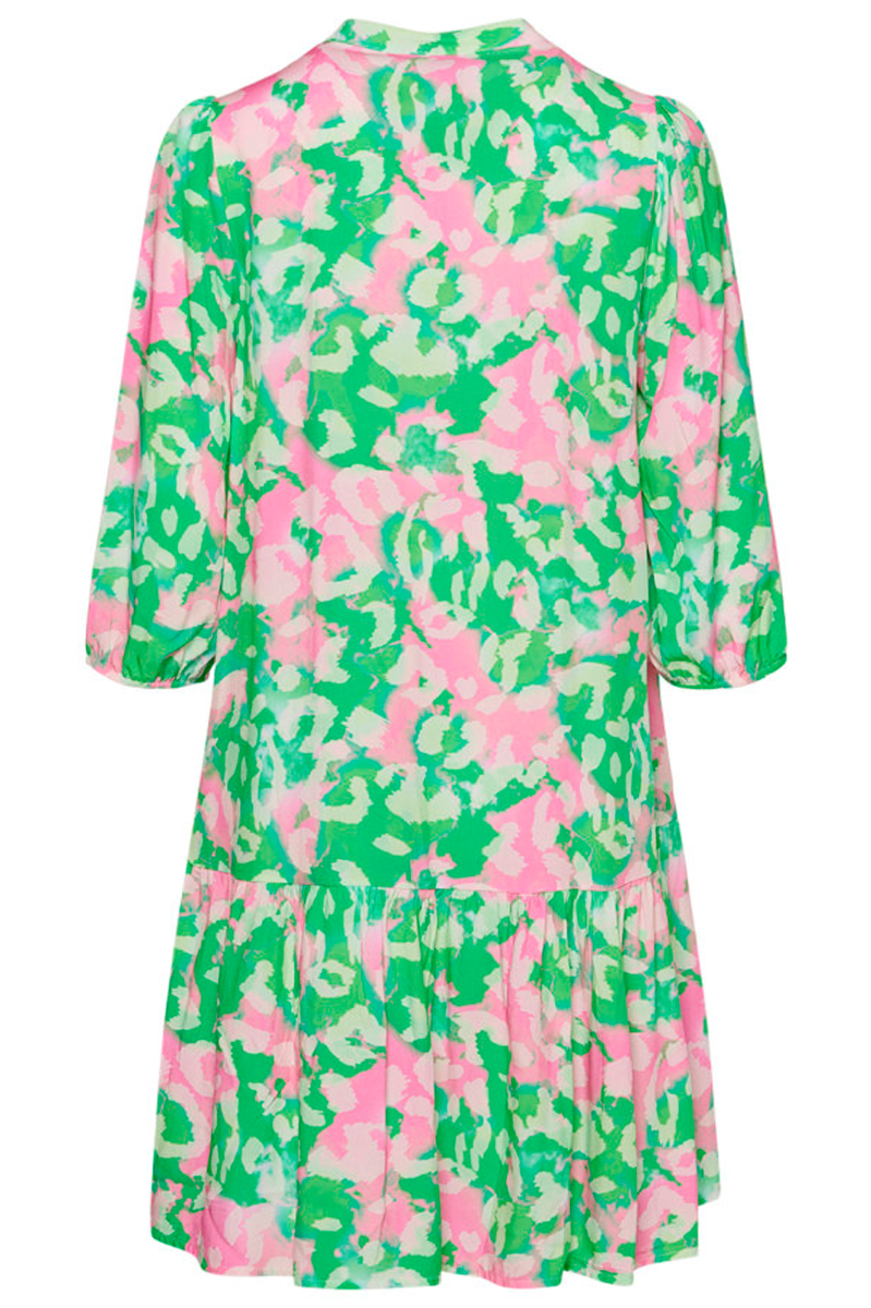 Noella - Kjole - Imogene Dress - Green/Pink