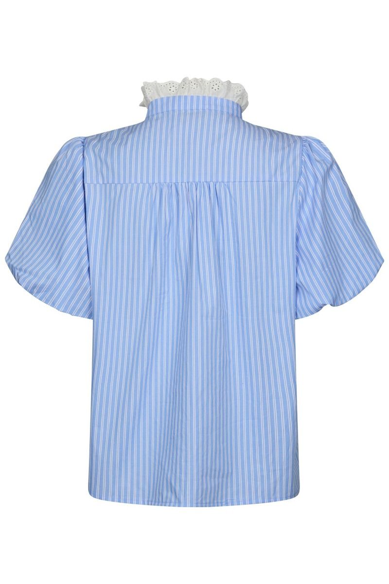 Neo Noir - Skjorte - Ulia Stripe Blouse - Blue Stripe