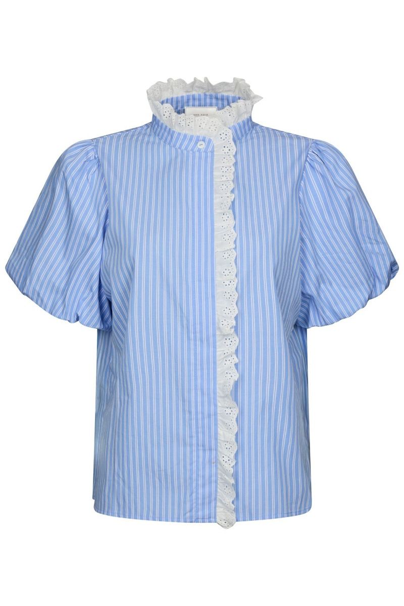 Neo Noir - Skjorte - Ulia Stripe Blouse - Blue Stripe