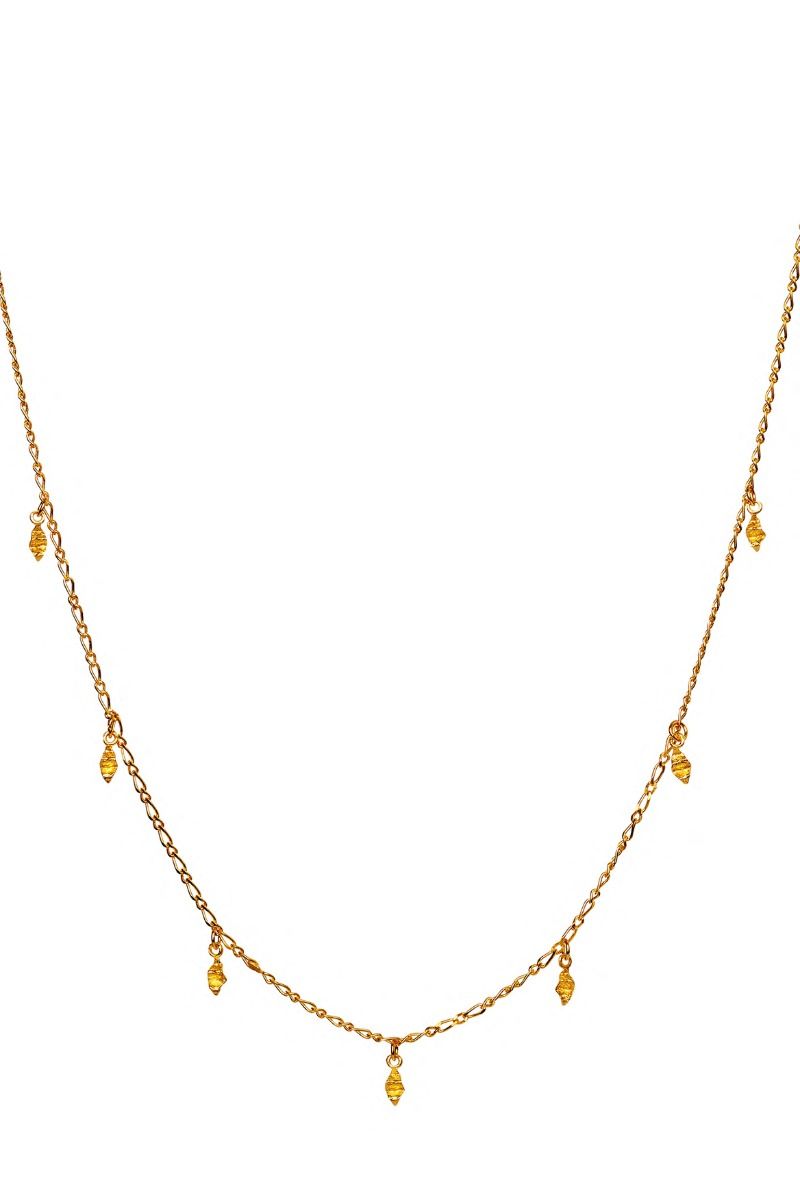 Maanesten - Halskæde - Una Necklace - Guld