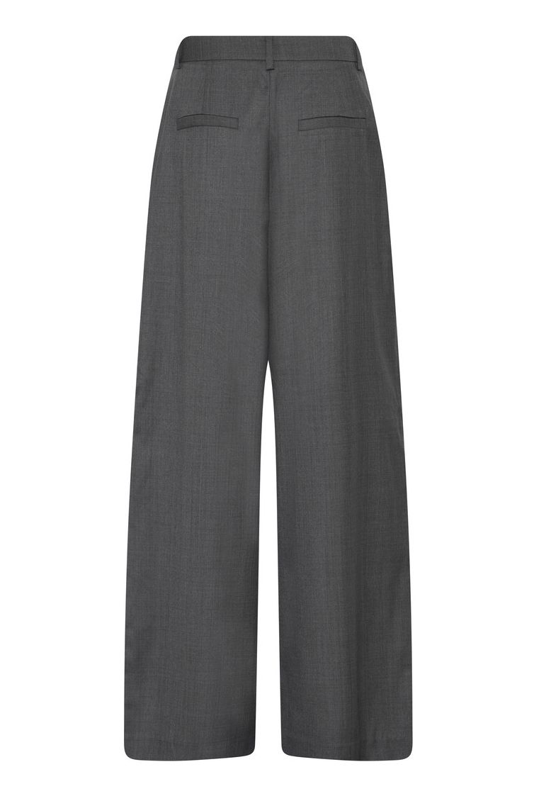 Bruuns Bazaar - Bukser - Waterlily Vala pants - Grey Melange