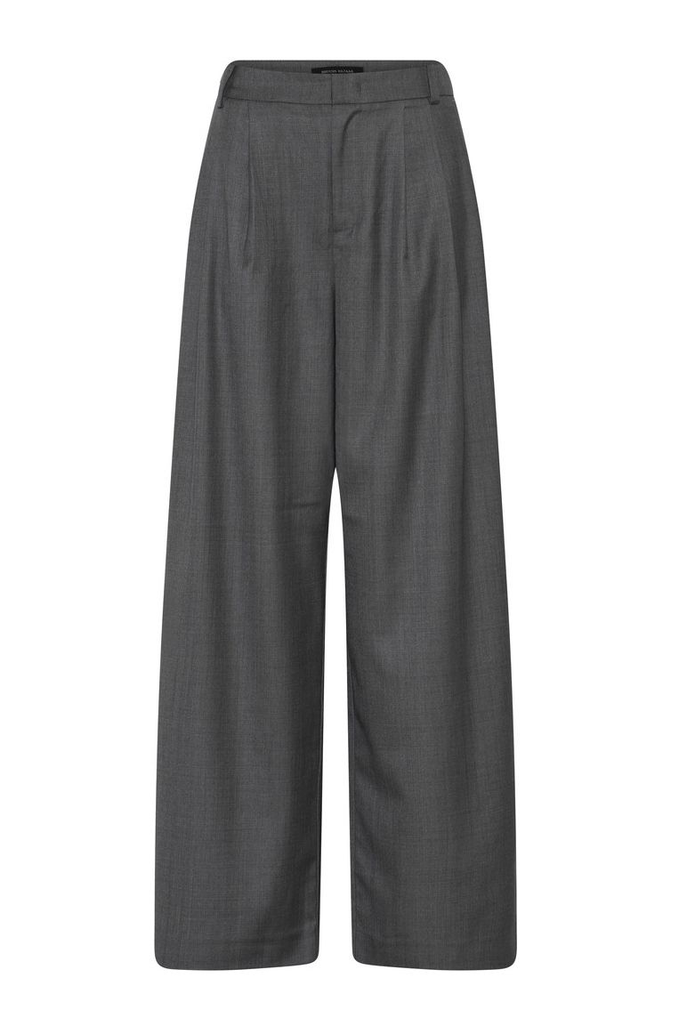 Bruuns Bazaar - Bukser - Waterlily Vala pants - Grey Melange