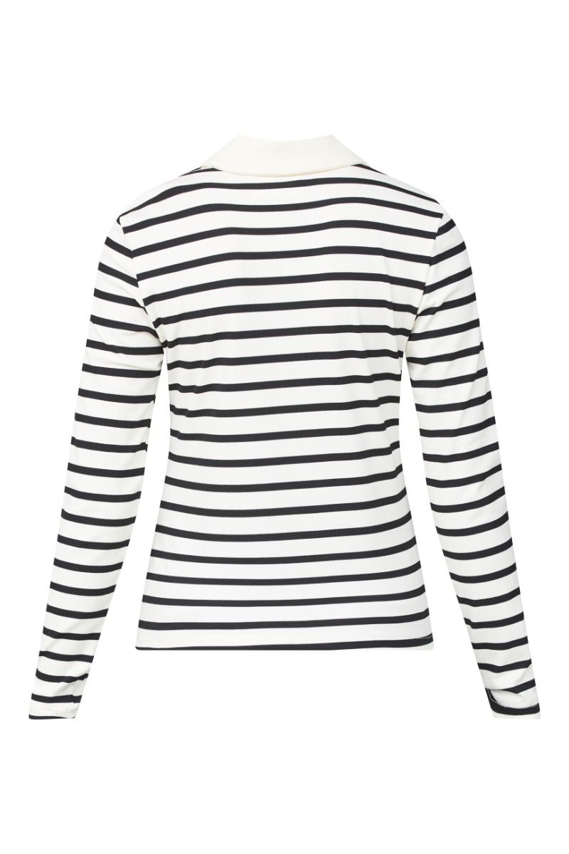 Sisters Point - Bluse - Vepi-Polo - Cream/Black