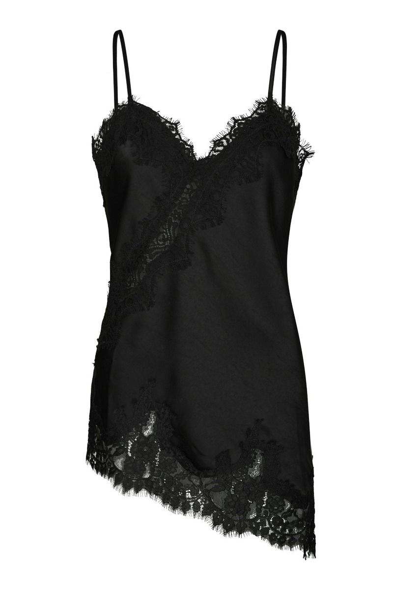 Neo Noir - Top - Viole Lace Top - Black