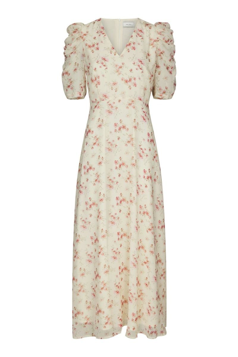 Neo Noir - Kjole - Vira Floral Dress - Creme (Levering midt april)