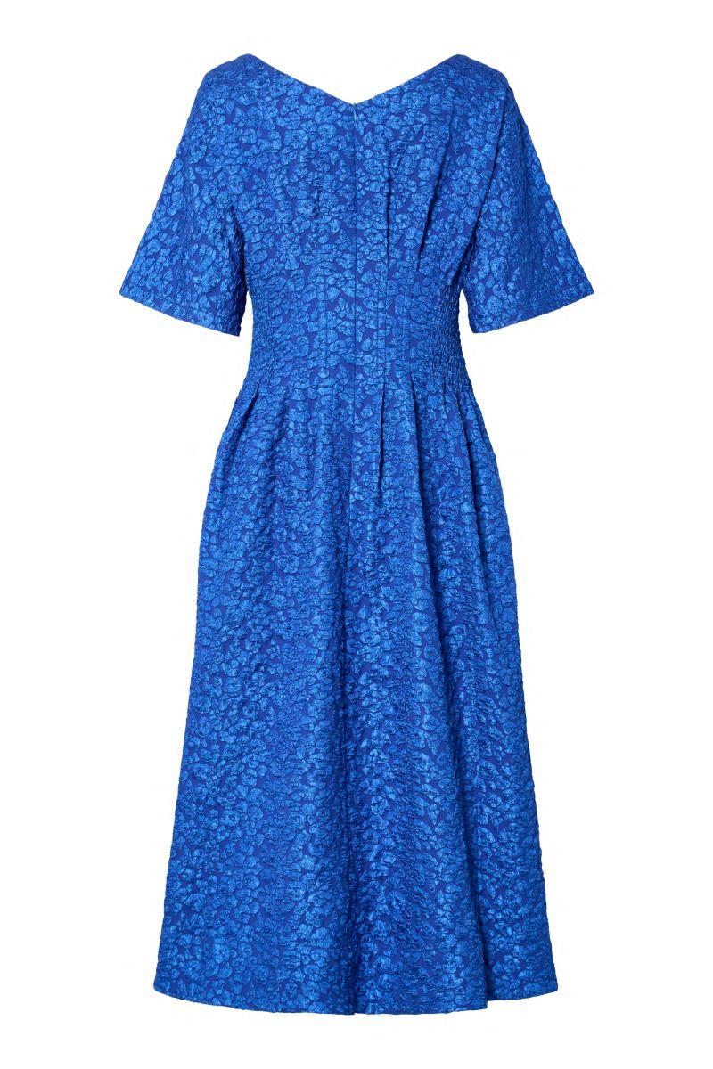 Y.A.S - Kjole - Dazly 2/4 Long Dress - Dazzling Blue