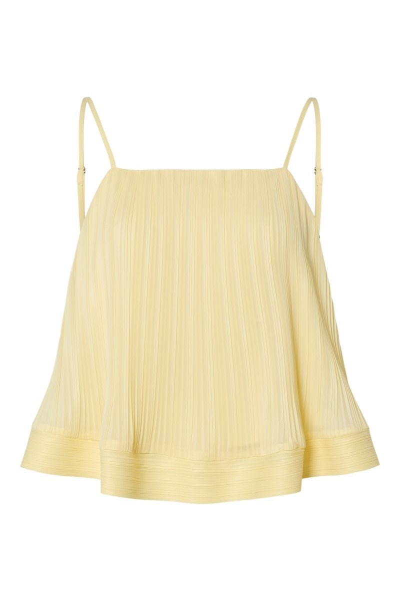 Y.A.S - Top - Yas Riva Strap Top - Show French Vanilla 