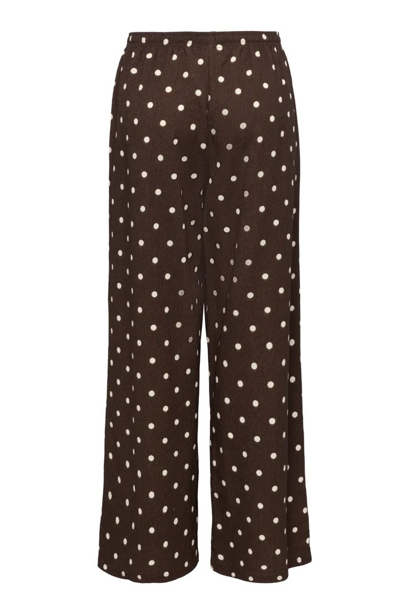 JDY - Bukser - Debbie New Loose Pant - Coffee Bean Sandshelle Dot (Levering midt juni)