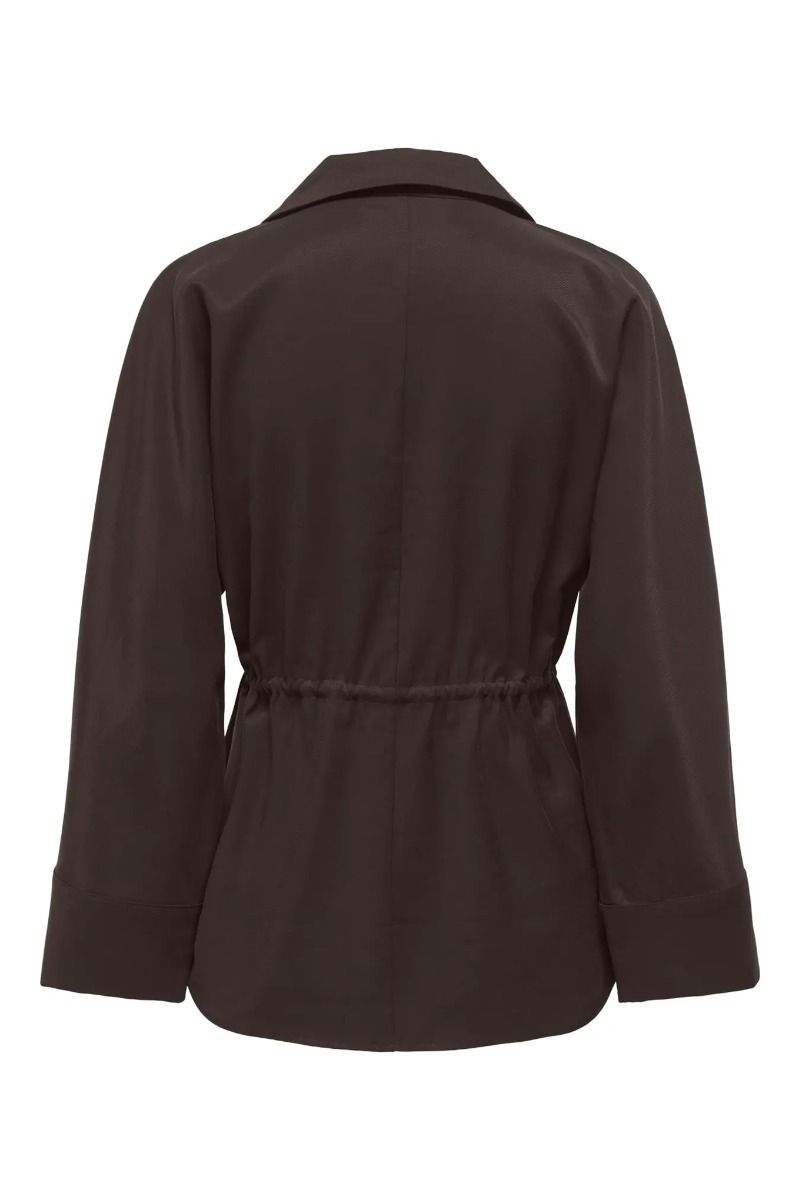 JDY - Skjorte - Milena L/S Shirt - Chocolate torte