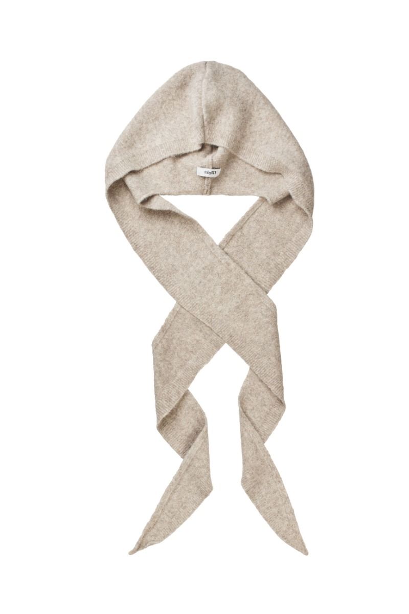 MbyM - Halstørklæde - Wrappi-M - Light Taupe Melange