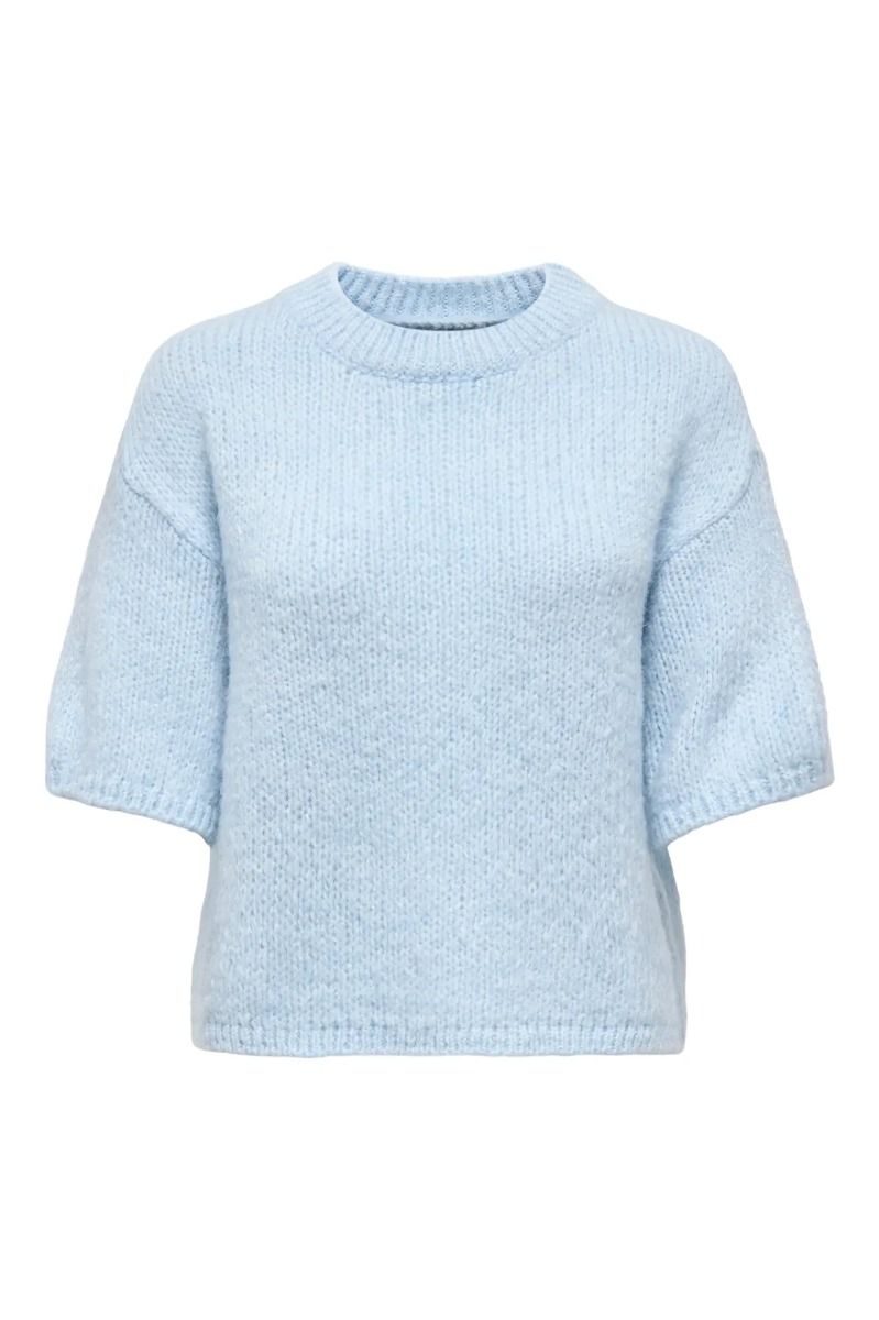 JDY - T-shirt - Linea S/S Pullover O-Neck - Cashmere Blue