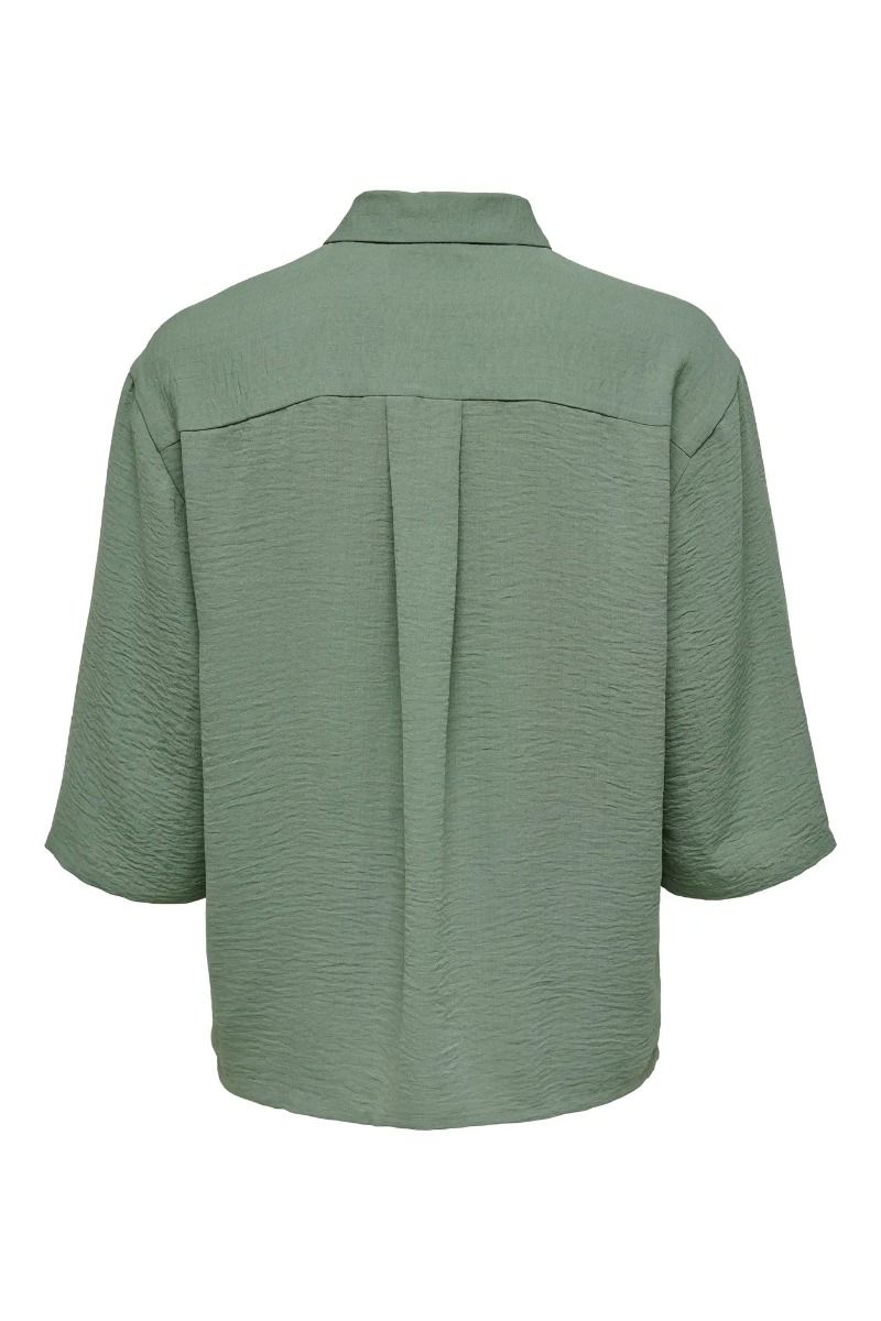 JDY - Skjorte - Divya Life 3/4 Loose Shirt - Sea Spray