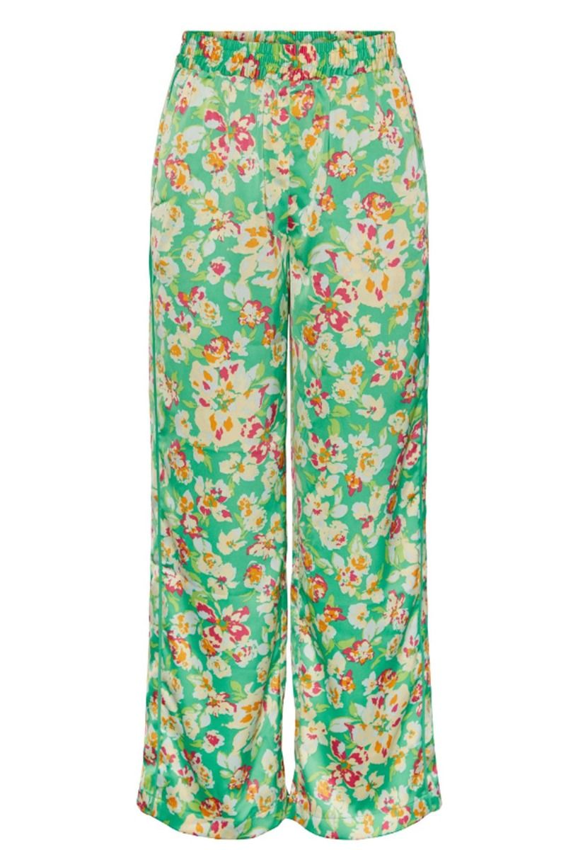 Y.A.S - Bukser - Uria HW Pants - Poison Green