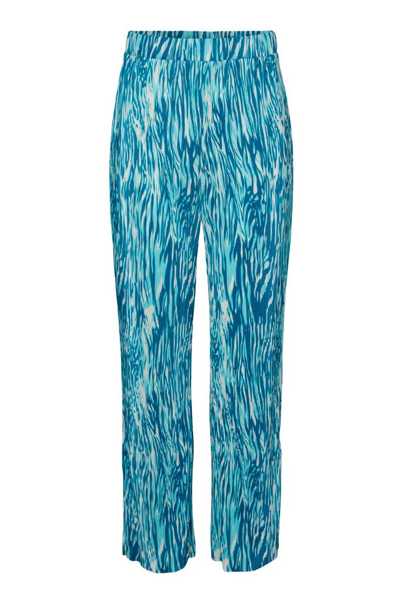 Y.A.S - Bukser - YAS Zella HW Pants S. - Deep Lake