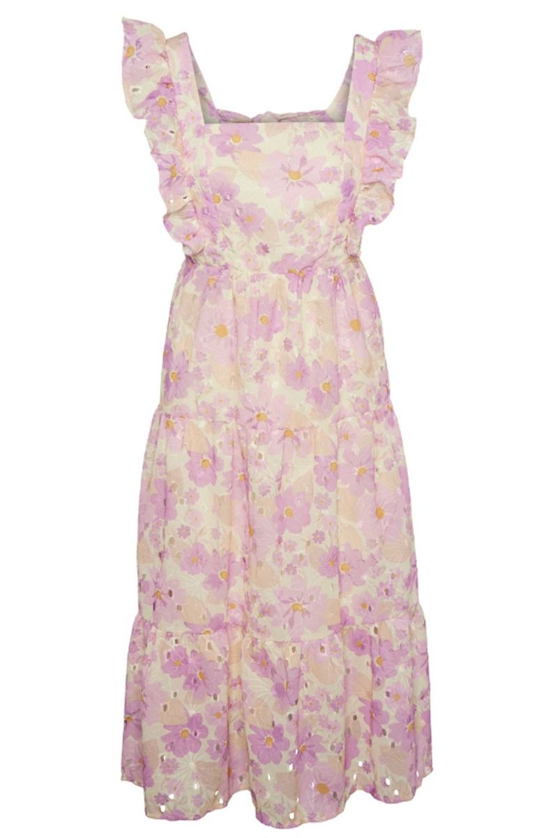 Y.A.S - Kjole - Alin SL Ankle Dress - Show Parfait Pink 