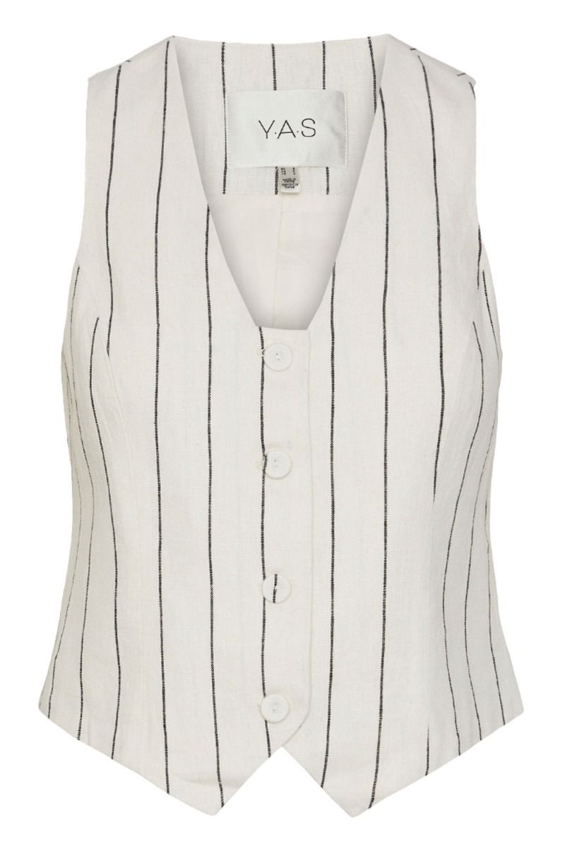 Y.A.S - Vest - Yasaliva Waistcoat S. - Star White 