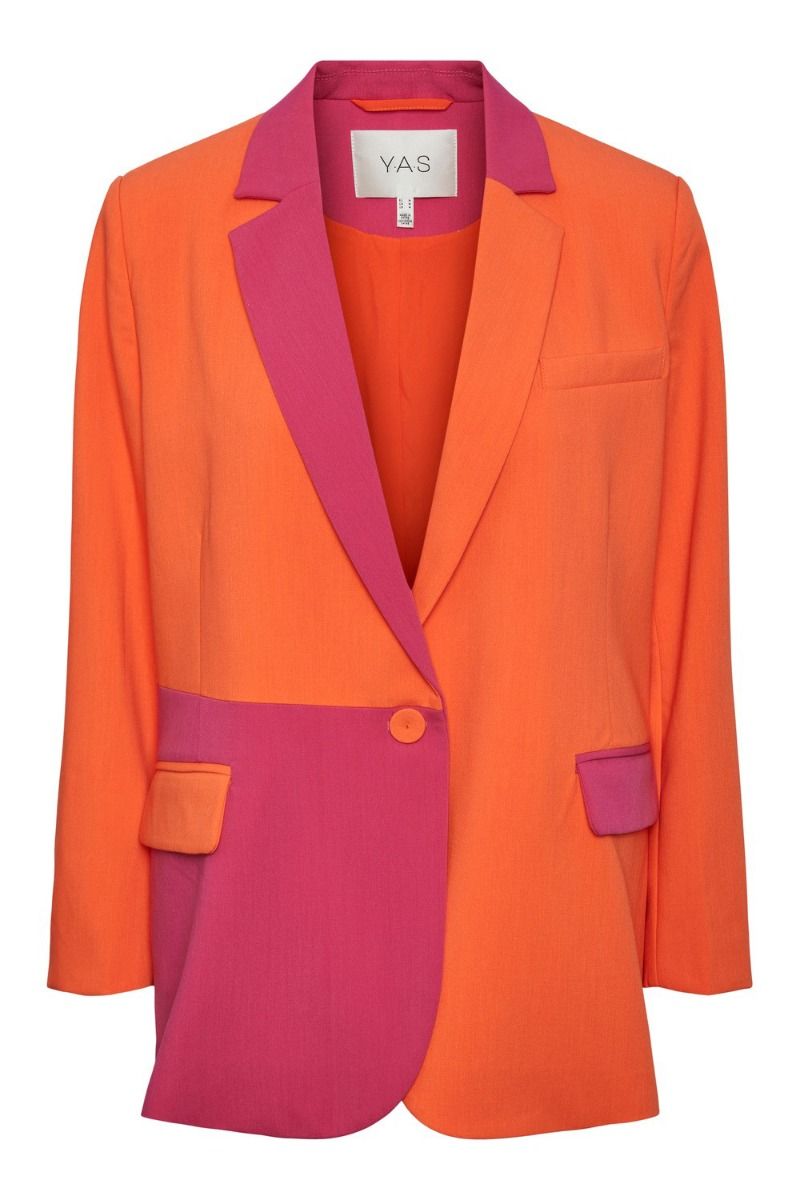 Y.A.S - Blazer - YAS Scarlet LS Blazer - Scarlet Ibis