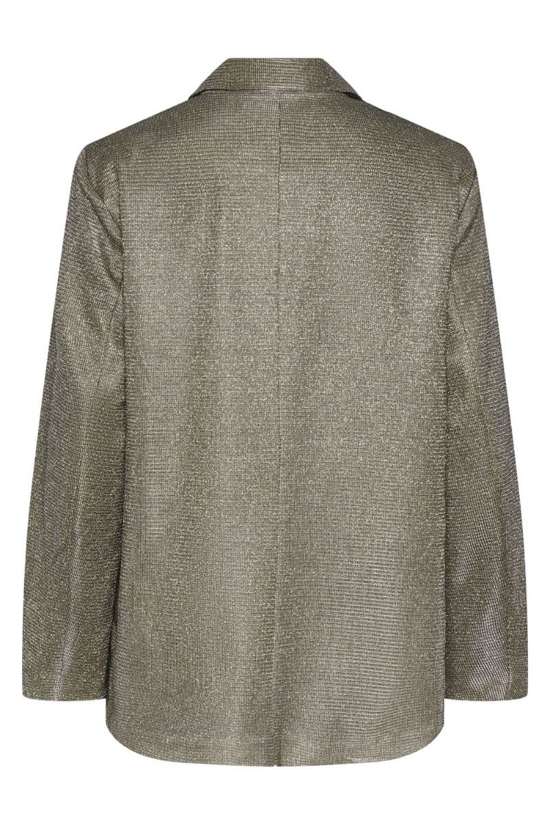 Y.A.S - Blazer - YAS Styles LS Oversize Blazer - Show Gold Colour