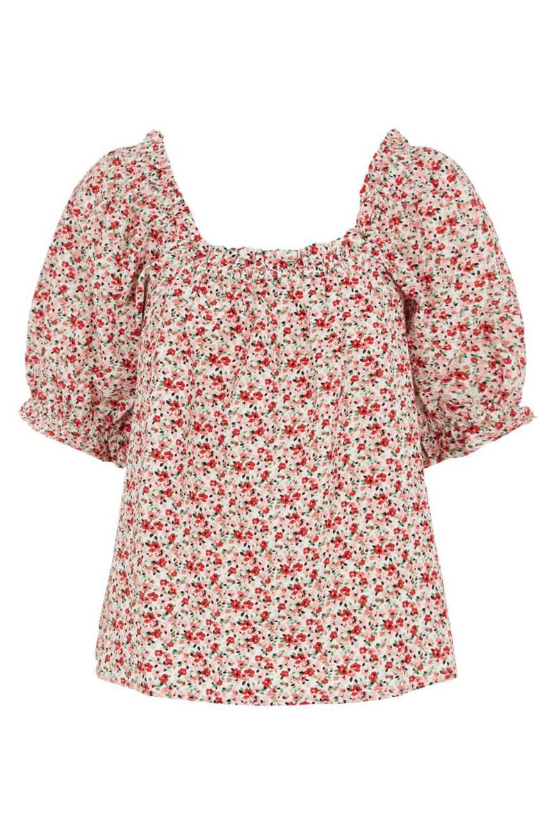 Y.A.S - Bluse - Barry SS Top - Eggnog