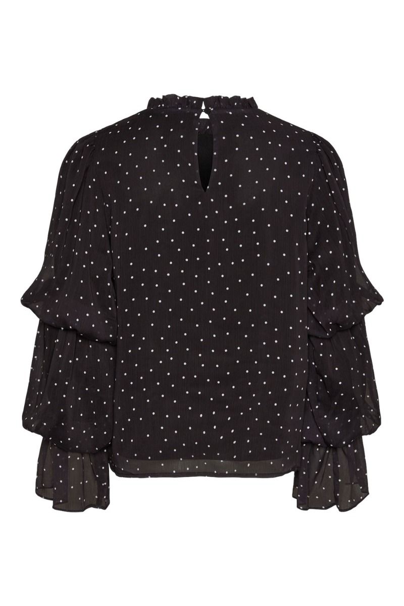 Y.A.S - Bluse - YAS Eleanor LS Top - Black