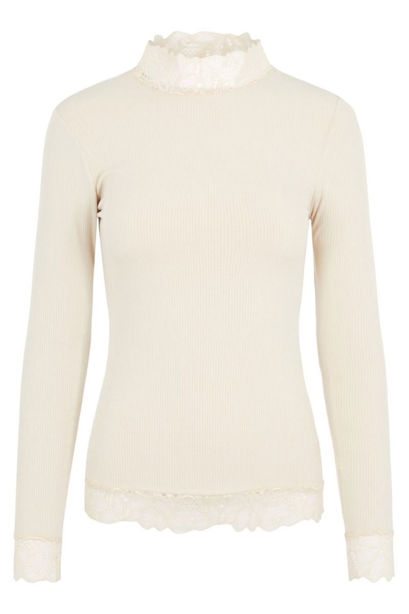 Y.A.S - Bluse - YAS Elle Ls Top S. Noos - Whisper Pink