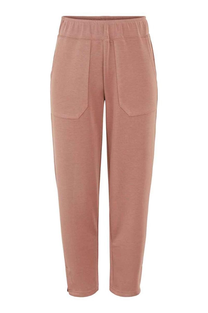 Y.A.S - Bukser - Como Crop Pant - Cognac  