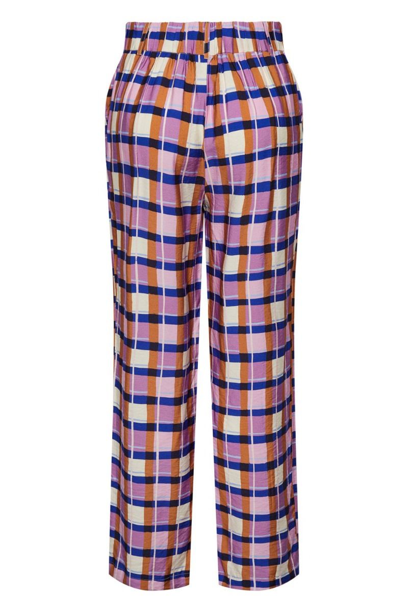 Y.A.S - Bukser - Square Hw Pant - Mulberry