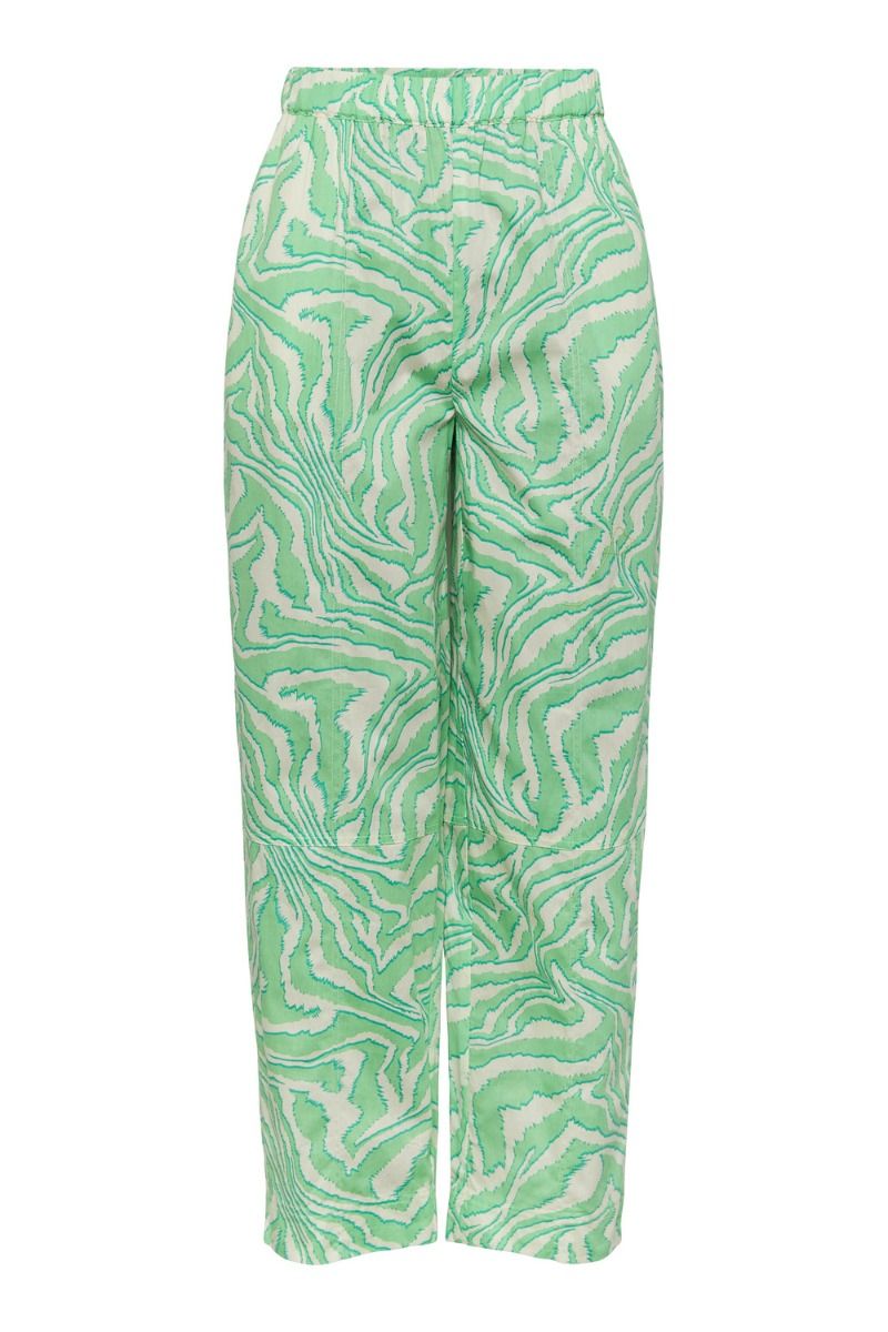 Y.A.S - Bukser - YAS Zena HW Pants - Whisper White