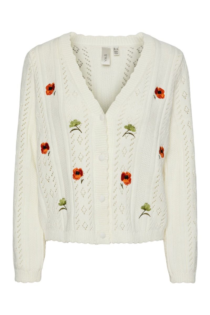 Y.A.S - Cardigan - YAS Benga Ls Knit Cardigan S. - Birch