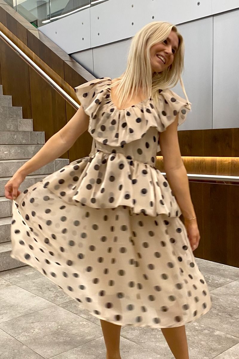 Y.A.S - Kjole - Donna Dress - Sandshell 