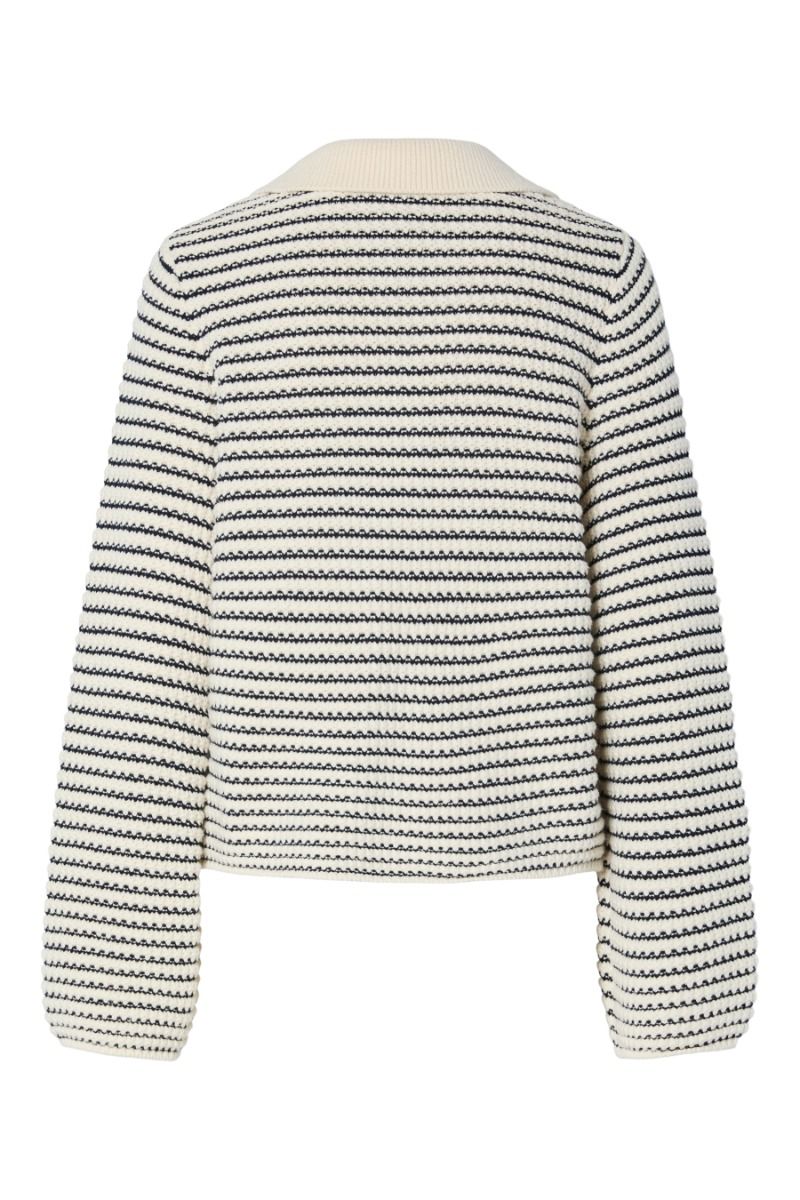 Y.A.S - Cardigan - Yas Fanto Ls Knit Cardigan S. - Gardenia