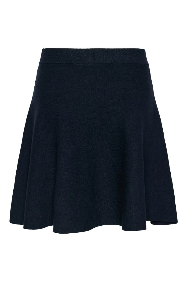 Y.A.S - Nederdel - Fonny HW Knit Skirt - Navy Blazer