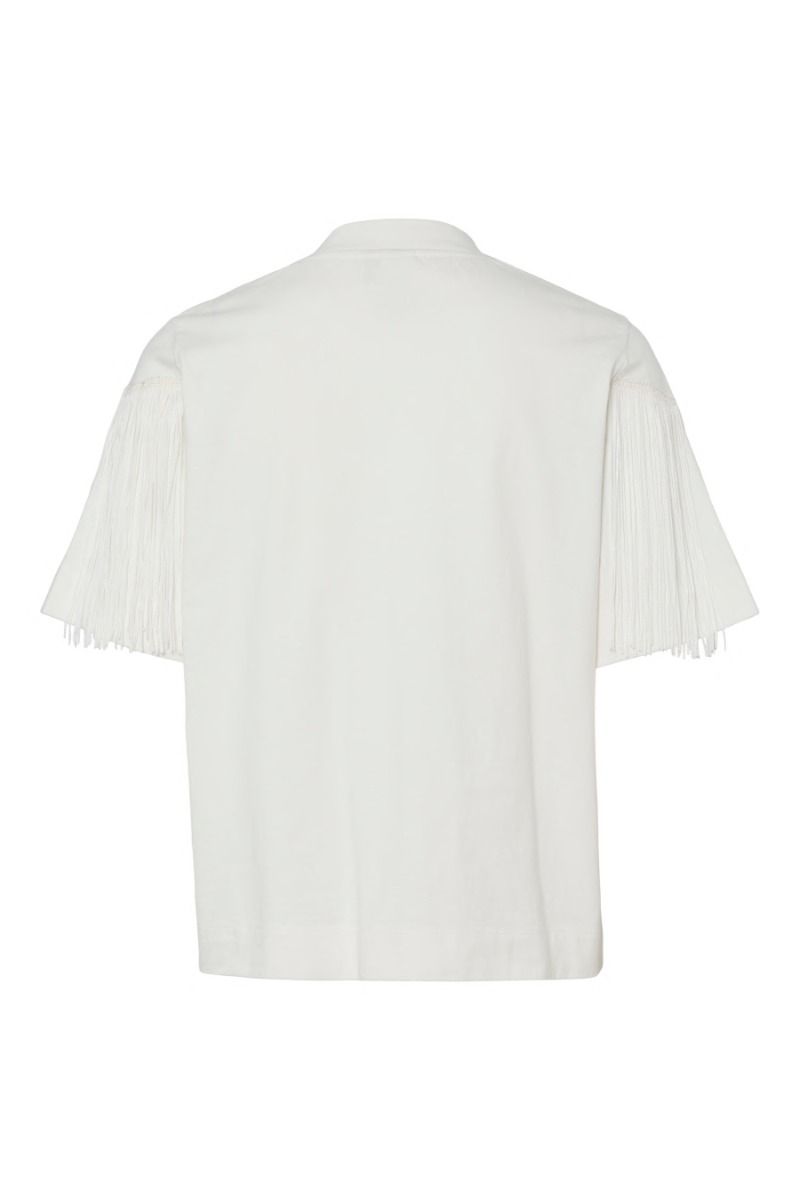 Y.A.S - T-shirt - Yasfrina Ss T-Shirt S. - Star White