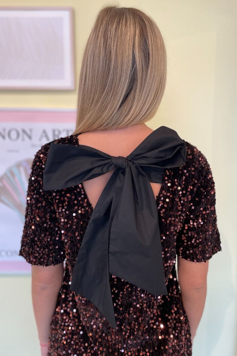 Y.A.S - Kjole - Yasfudsy 2/4 Short Dress - Hot Fudge