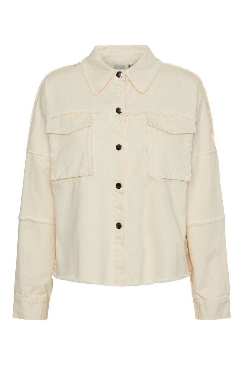 Y.A.S - Jakke - YAS Jessie Ls Shacket - Fest Birch