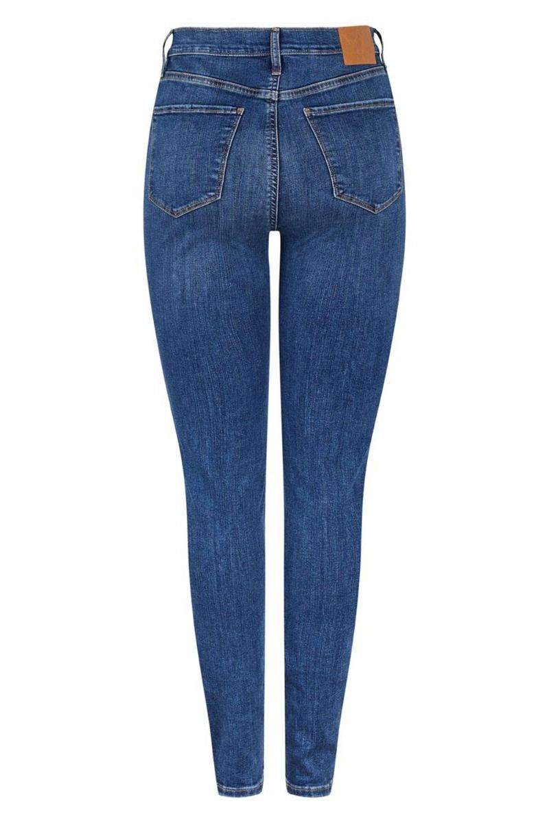 Y.A.S - Jeans - Ayo HW Skinny Jeans - Medium Blue Denim 