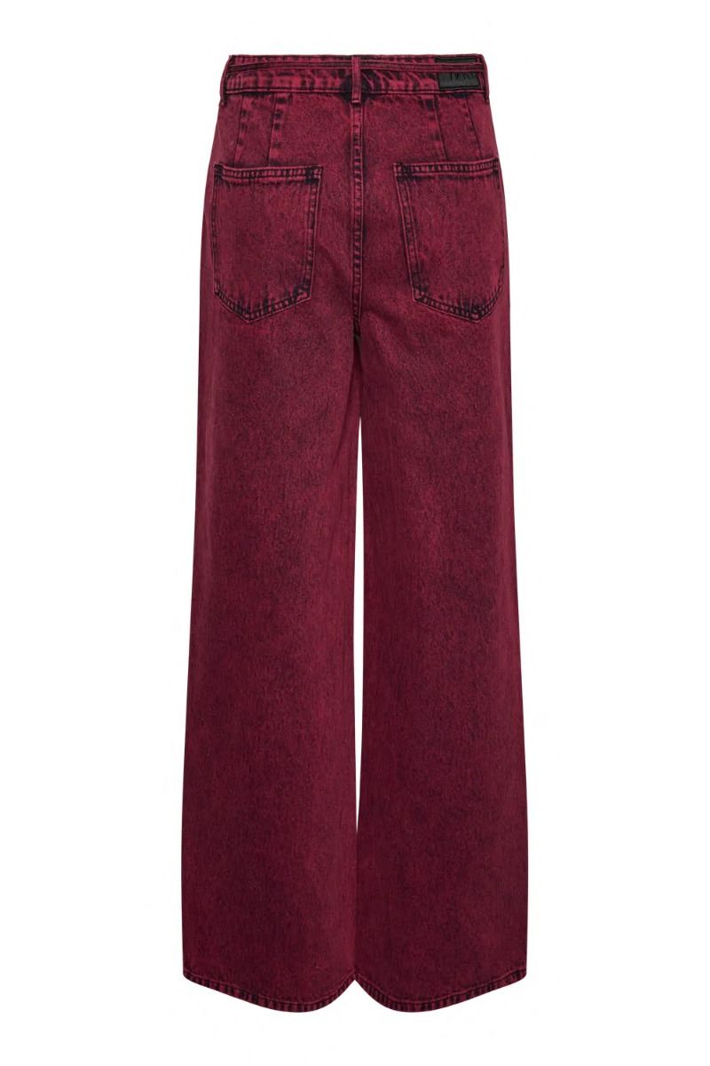 Y.A.S - Jeans - YAS Moon Hmw Jeans S. - Maroon Banner
