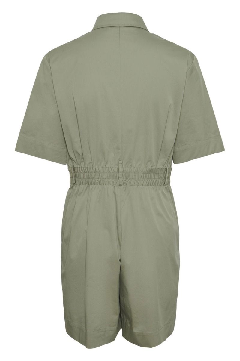 Y.A.S - Jumpsuit - YAS Meri 2/4 Playsuit S. - Ex Oil Green
