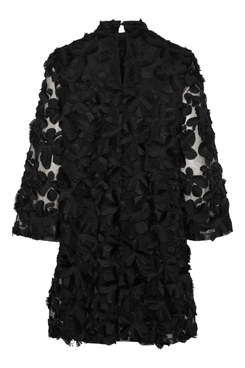 Y.A.S - Kjole - Karly 7/8 Short Dress - Black