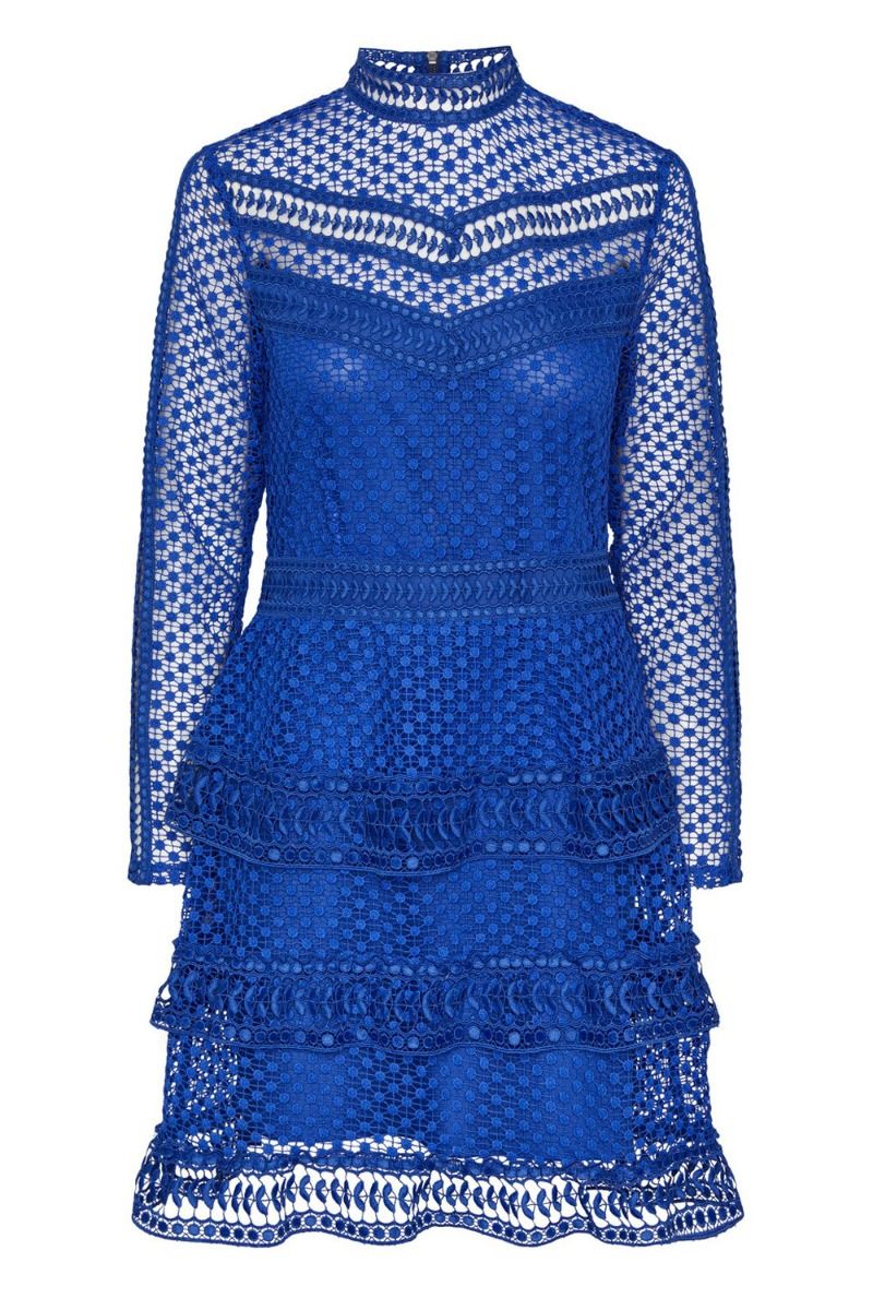 Y.A.S - Kjole - YAS Alberta LS New Lace Dress - Surf The Web