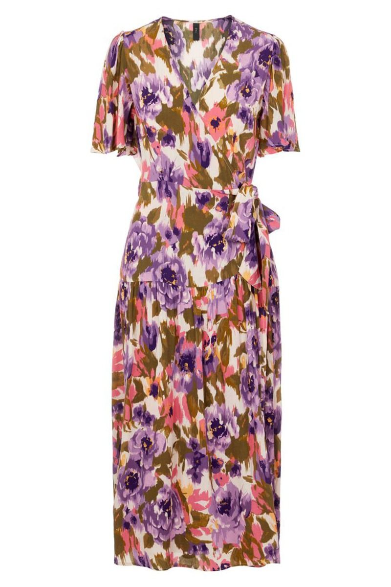 Y.A.S - Kjole - Caleia 2/4 Long Dress - Eggnog